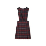 French Toast Girls School Uniform Plaid V-Neck Pleated Jumper, Sizes 4-14 \u0026 Plus